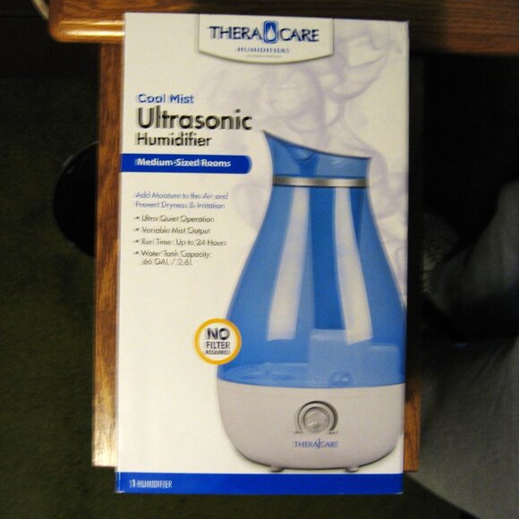 Thera Care Cool Mist Ultrasonic Humidifier - Picture 1 of 4